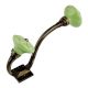 Green Wheel Flower Ceramic Antique Iron Hook